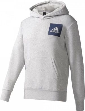 Adidas Bluza Essentials Chest Logo Pullover Hood Fleece Szara, Rozmiar M (B45729*M) 1