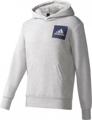Adidas Bluza Essentials Chest Logo Pullover Hood Fleece Szara, Rozmiar XS (B45729*XS) 1