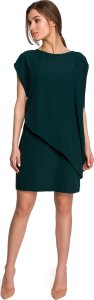 Stylove S262 Sukienka warstwowa - zielona (kolor green, rozmiar XL) 1