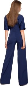 Stylove S285 Kombinezon z szerokimi nogawkami - granatowy (kolor navyblue, rozmiar XL) 2