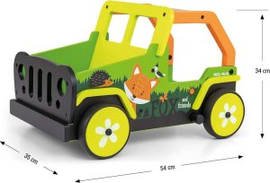 Milly Mally Zabawka Chodzik-Pchacz dla dzieci Explorer Fox and Friends 5