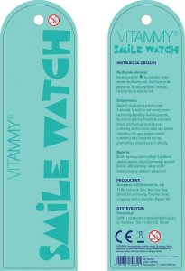 Vitammy VITAMMY SMILE WATCH - turkusowy Zegarek silikonowy dla dzieci 3