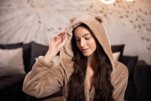 Momenti Per Me Szlafrok Teddy Beige (Rozmiar L) 3