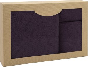 Darymex Ręcznik D Bawełna 100% Solano Bakłażan (P) 30x50+50x90+70x140 kpl. 1