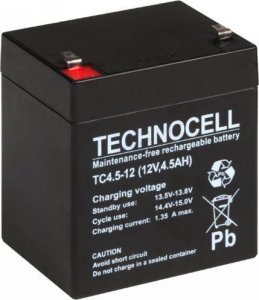 Technocell Akumulator AGM TECHNOCELL serii TC 12V 4,5Ah 1