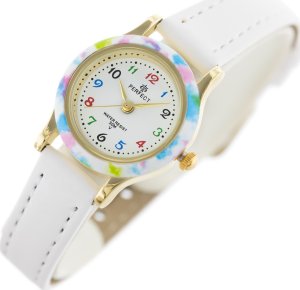 Perfect ZEGAREK DZIECIĘCY PERFECT LP195-04 - KOMUNIJNY - biały (zp812d) + BOX 2