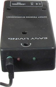 Neutralle Przewód zasilania rezerwowego EASY-OFF 230V z włączeniem zdalnego sterowania, CEE7 (widelec) - gniazdo 4x, Max. 2300W, czarny, zuż 3