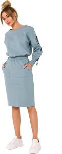 MOE M728 Sportowa spódnica z gumą w pasie - agawa (kolor niebieski, rozmiar L) 1
