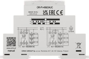 Orno Przekaźnik instalacyjny bistabilny 24 VAC/DC, 16A 6