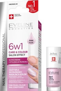 EVELINE KOLOROWKA EVELINE KOL Odżyw d/pazn NAIL TH. 6w1 Pink Pearl 1