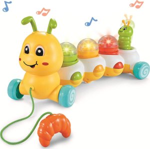 ProNice INTERAKTYWNA PEŁZAJĄCA GĄSIENICA LED MUZYKA +PIŁKI 6