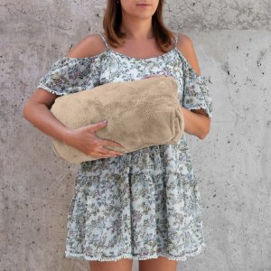 Froster Bluzair Koco Bluza Oversize Kapturem Beżowa 4w1 8