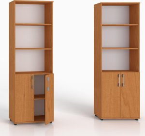 Meldo Regał biurowy na ksiażki i segragatory G 80 II 2D olcha 3