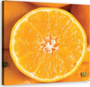 Feeby Obraz na płótnie, Pomarańcza owoce makro (Rozmiar 40x40) 1