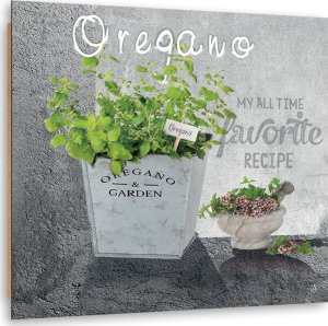 Feeby Obraz Deco Panel, Oregano przyprawy kuchenne (Rozmiar 60x60) 1