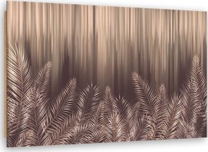 Feeby Obraz Deco Panel, Egzotyczne liście palmy 3D (Rozmiar 100x70) 1