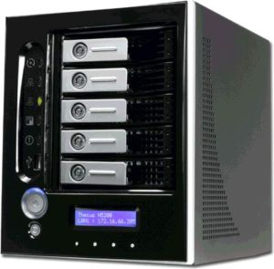 Serwer plików Thecus N5200RS Serwer plików NAS 5HDD +4 port switch 1
