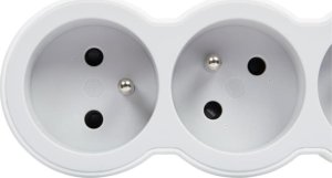 Legrand HELMO Przedłużacz standard 5x2P+Z z przewodem 1.5m 3x1.0 mm2 biały/jasnoszary 049480 2