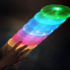 Trifox Frisbee Dysk Do Rzucania Świecący Kolorowy Design Aktywna Zabawa Diody LED 6