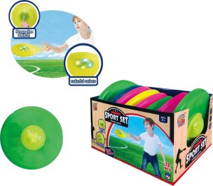 Trifox Frisbee Dysk Do Rzucania Świecący Kolorowy Design Aktywna Zabawa Diody LED 7