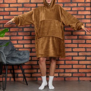 Froster Bluzair Koco Bluza Oversize z Kapturem Toffee 4w1 10