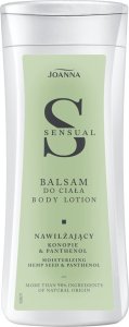 Joanna JOANNA Sensual Nawilżający Balsam do ciała - Konopie & Panthenol 200g 1