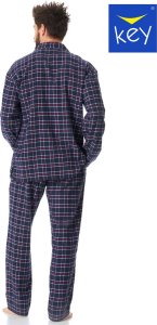 Key PIŻAMA KEY MNS-414 B23 (kolor granat, rozmiar XXL) 6