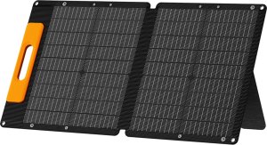 Ładowarka solarna Wonder Wonder Ws60 - Panel słoneczny / Ładowarka solarna 60W z wyjściem USB-C PD 30W & USB-A QC 18W (Czarny) 1