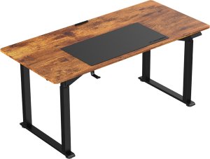 Biurko Ultradesk Biurko, elektycznie regulowany, brązowa płyta, 160x75 cm, 74-116 cm, UPLIFT, z podkładką pod mysz XXL, ULTRADESK 11