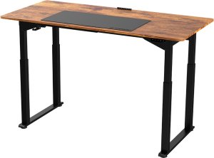 Biurko Ultradesk Biurko, elektycznie regulowany, brązowa płyta, 160x75 cm, 74-116 cm, UPLIFT, z podkładką pod mysz XXL, ULTRADESK 13