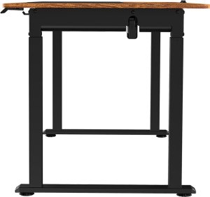 Biurko Ultradesk Biurko, elektycznie regulowany, brązowa płyta, 160x75 cm, 74-116 cm, UPLIFT, z podkładką pod mysz XXL, ULTRADESK 8