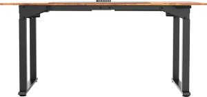 Biurko Ultradesk Biurko, elektycznie regulowany, brązowa płyta, 160x75 cm, 74-116 cm, UPLIFT, z podkładką pod mysz XXL, ULTRADESK 10