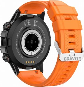 Smartwatch Gravity SMARTWATCH MĘSKI Gravity GT9-4 - WYKONYWANIE POŁĄCZEŃ, CIŚNIENIOMIERZ (sg021d) 40
