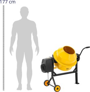 MSW Betoniarka mieszarka elektryczna stalowa 63 l 220 W 2