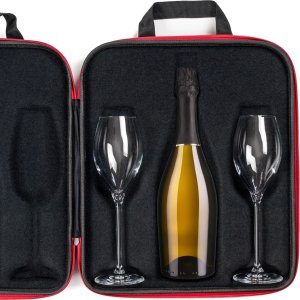 diVinto Etui wino musujące z kieliszkami diVinto Harmony 3