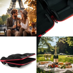 diVinto Etui na wino musujące z kieliszkami diVinto Avant 2