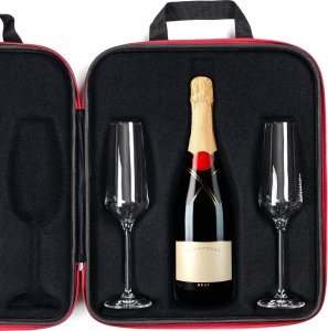 diVinto Etui na wino musujące z kieliszkami diVinto Avant 3