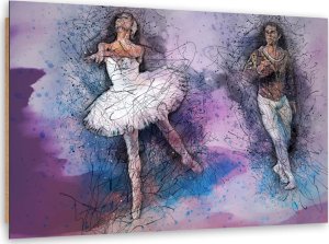 Feeby Obraz Deco Panel, Para tańcząca balet (Rozmiar 120x80) 1