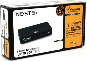 Switch Pentagram P 6201 5x 10/100 Mbps 3