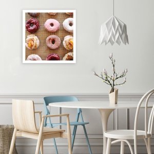 Feeby Obraz Deco Panel, Pyszne donaty (Rozmiar 50x50) 2
