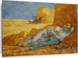 Feeby Obraz Deco Panel, Siesta - V. van Gogh reprodukcja (Rozmiar 120x80) 1