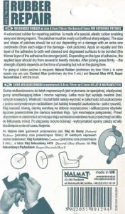 Technicqll GUMA WULKANIZOWANA DO ŁATEK NAPRAWCZYCH T-294 TECHNICQLL 8,4CM/20CM 2