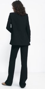 Nife Czarne spodnie typu bootcut - SD80 (kolor czarny, rozmiar 44) 1