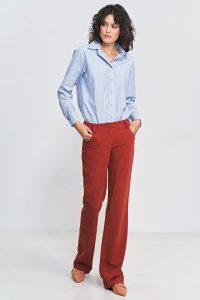 Nife Rude spodnie typu bootcut - SD80 (kolor rudy, rozmiar 44) 1