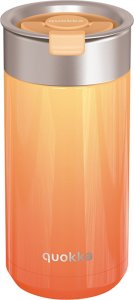 Quokka Quokka Boost Coffee Tumbler - Kubek termiczny ze stali nierdzewnej z zaparzaczem 400 ml (Apricot Orange) 1