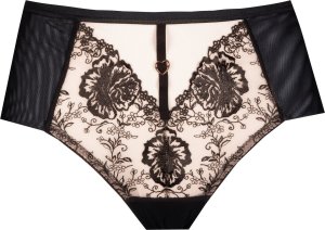 Unikat Bokserki "SASKIA" (kolor CZARNY BEŻ, rozmiar XXL) 2