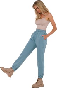 MOE M760 Spodnie dresowe z przeszyciami na nogawkach - agawa (kolor niebieski, rozmiar XXL) 1