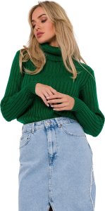 MOE M771 Sweter z golfem - zielony (kolor zielony, rozmiar L/XL) 1