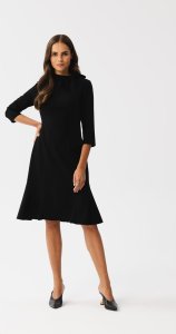 Stylove S346 Sukienka z wiązaniem przy szyi - czarna (kolor black, rozmiar S) 1