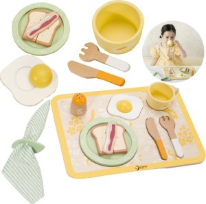 Classic World CLASSIC WORLD Wooden Breakfast Set 13 pcs. 1